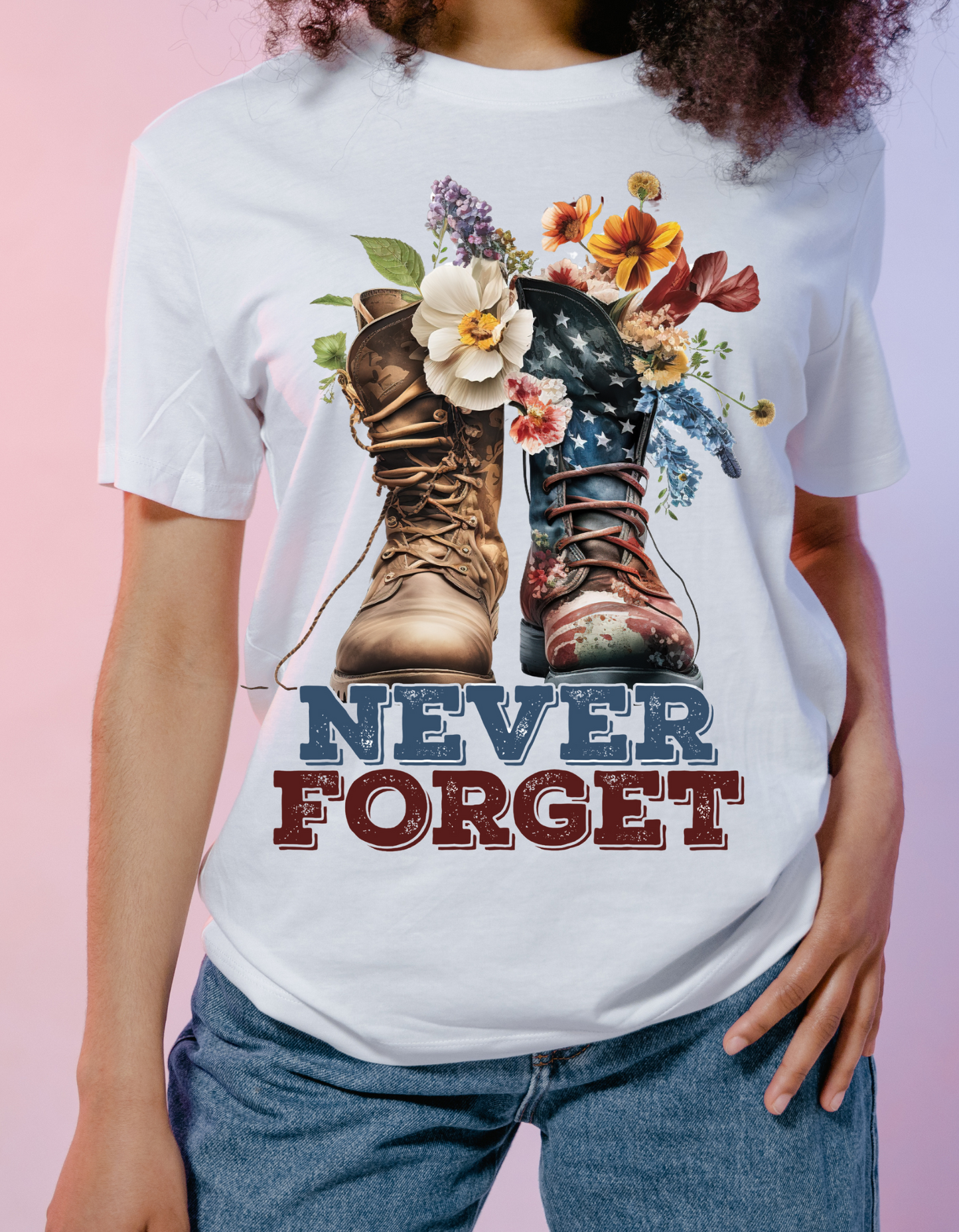 Never Forget - Full Color Transfer DTF