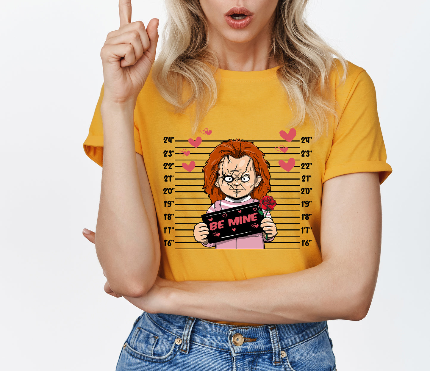Be Mine Chucky - Full Color Transfer DTF