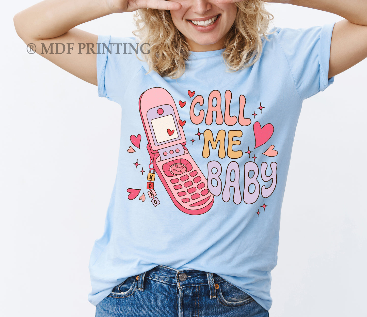 Call me baby - Full Color Transfer DTF