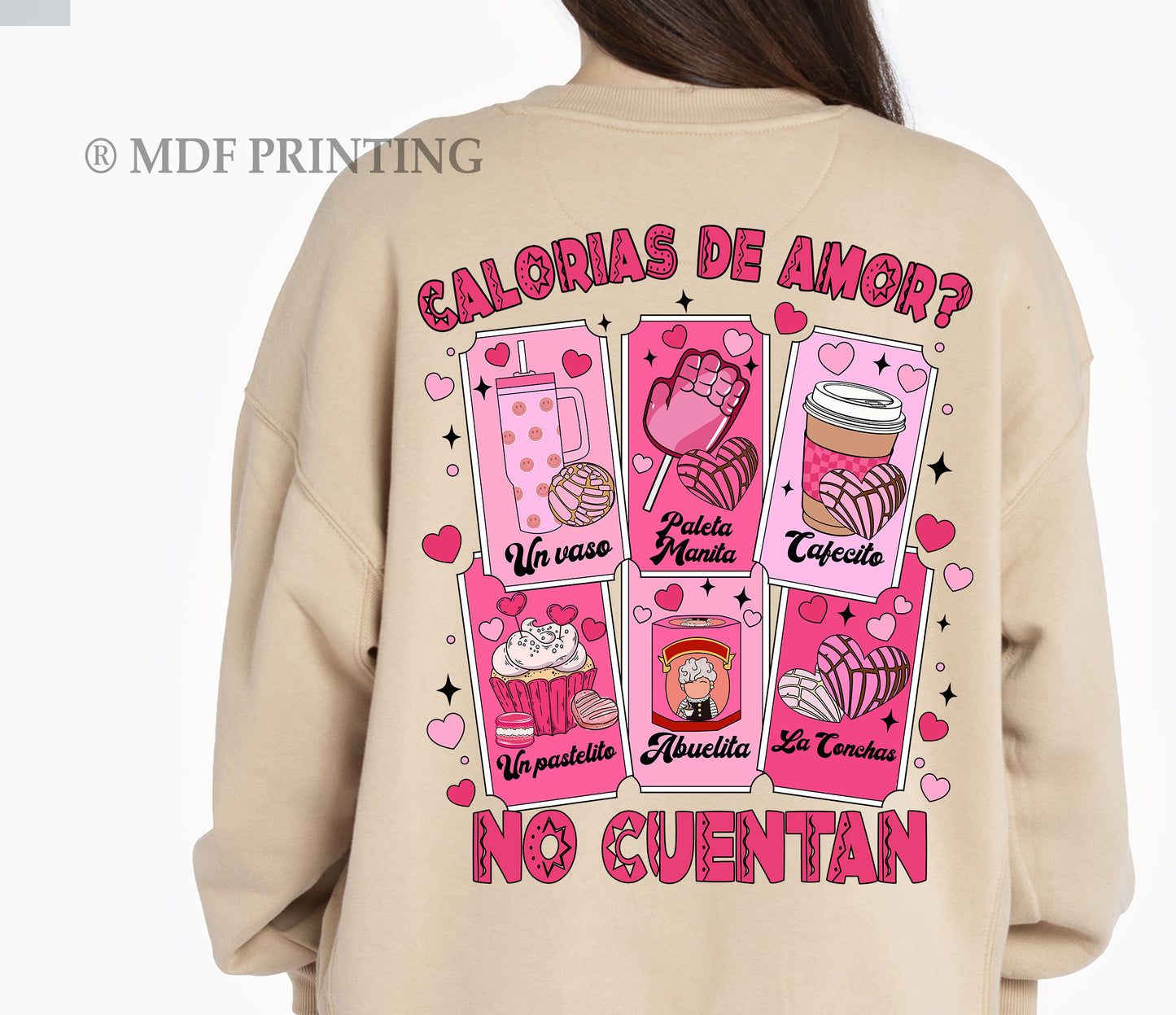 Calorias de amor - Full Color Transfer DTF