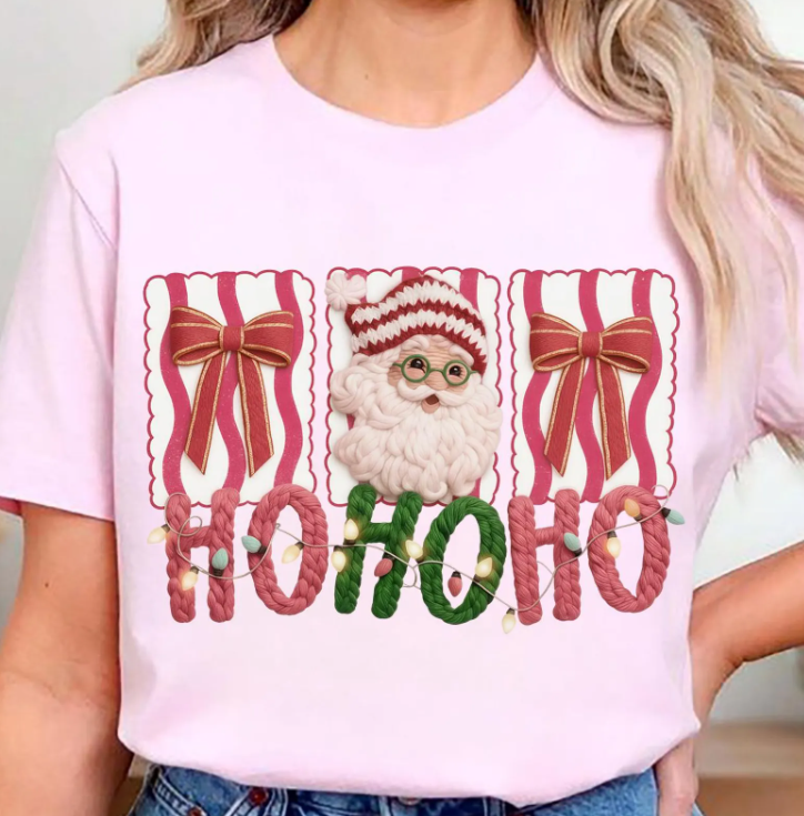 Ho Ho Ho - Full Color Transfer DTF