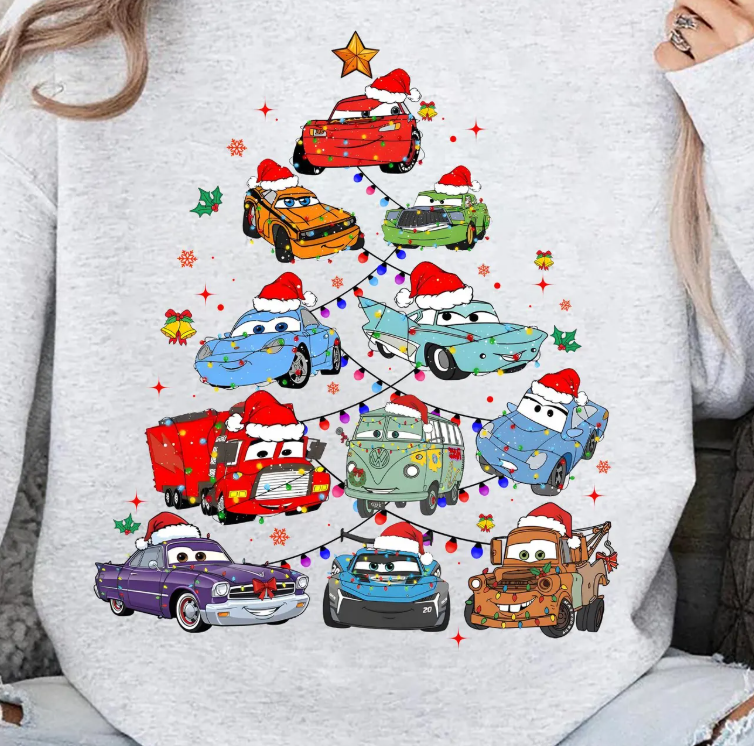 Card Merry Christmas - Full Color Transfer DTF