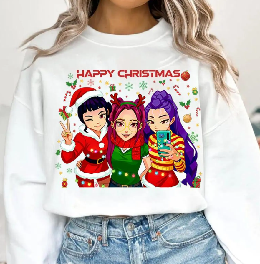 Happy Christmas - Full Color Transfer DTF