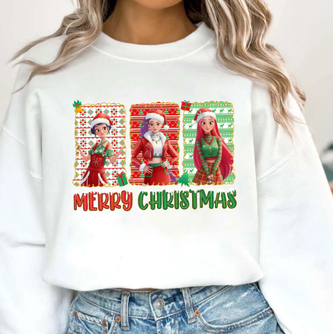 Merry christmas Huntrix- Full Color Transfer DTF