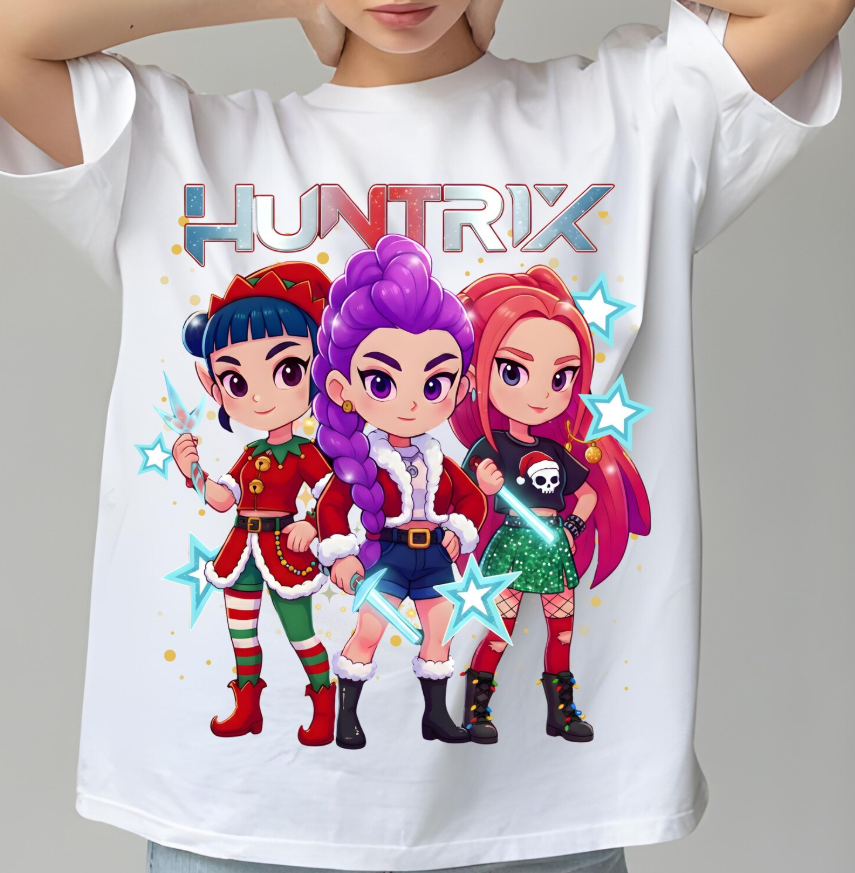 Huntrix Christmas - Full Color Transfer DTF
