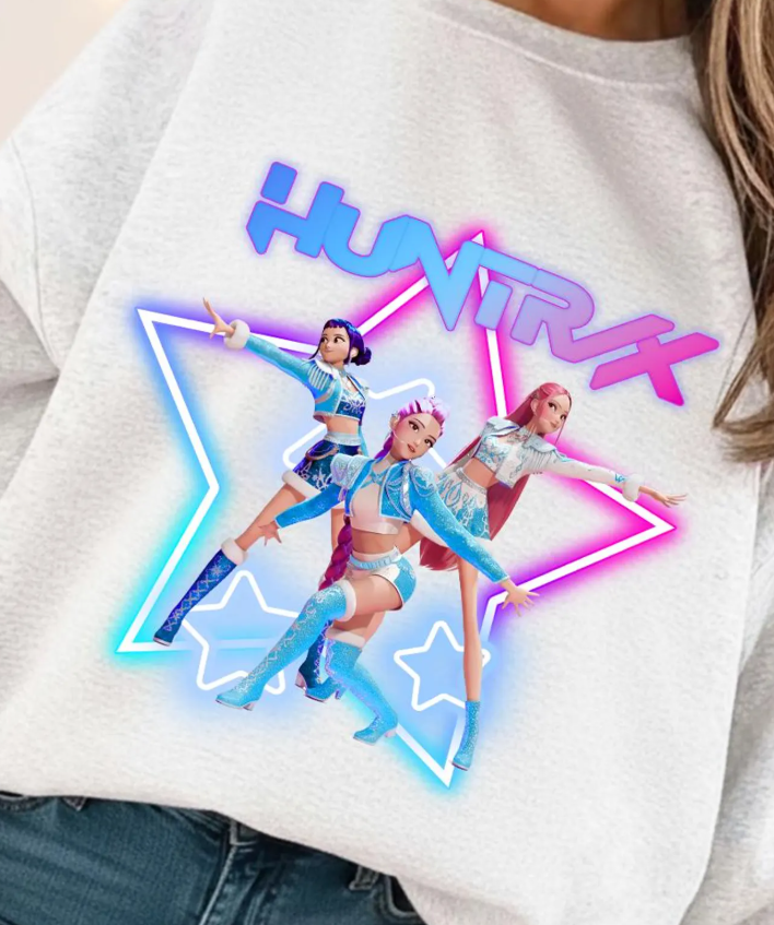 Huntrix Neon - Full Color Transfer DTF