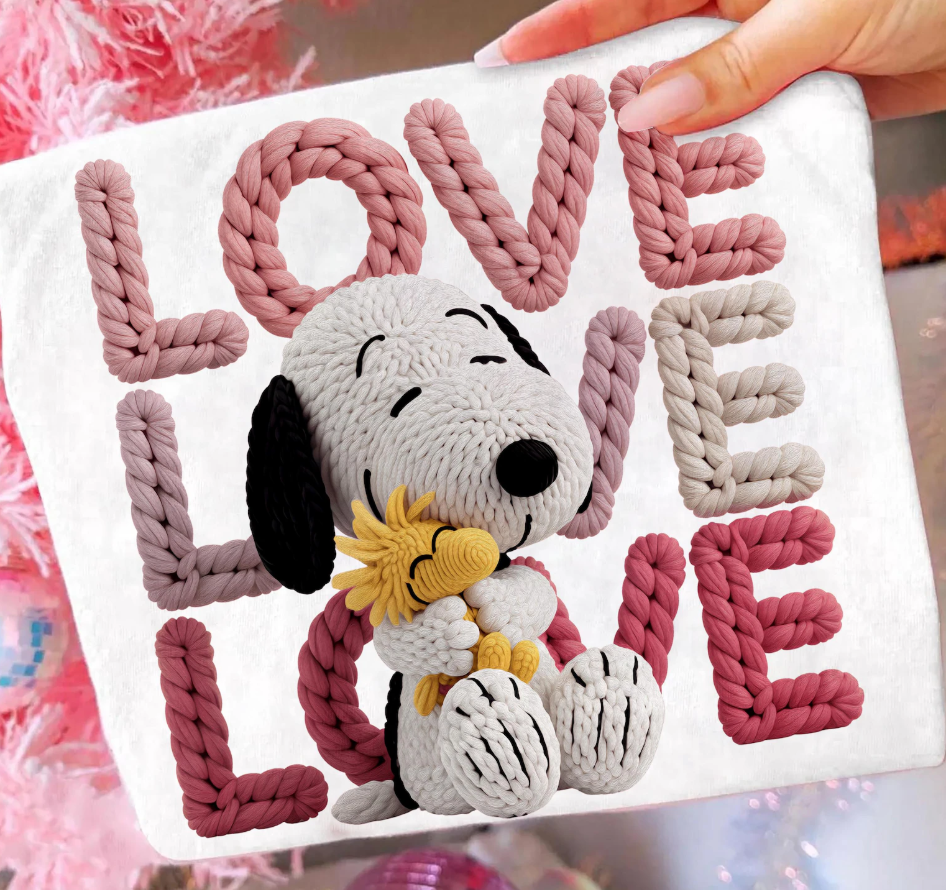 Snoopy Love - Full Color Transfer DTF