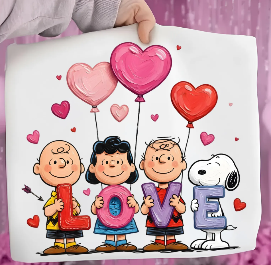 Love Snoopy - Full Color Transfer DTF