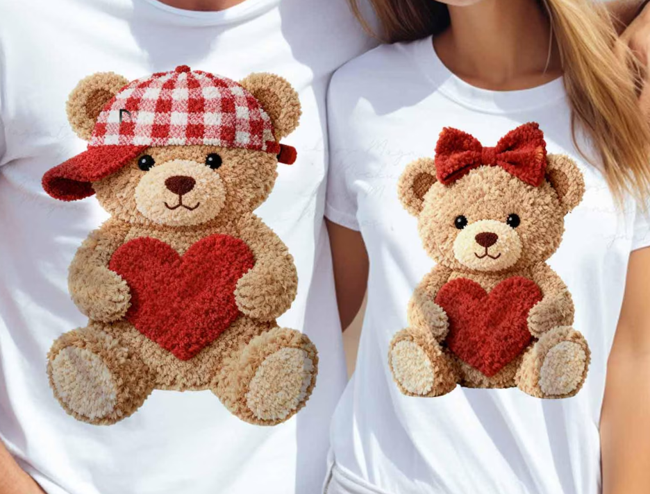 Teddy Bears - Pack of 2 DTF Transfers