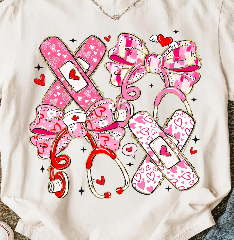 Nurse love - Full Color Transfer DTF