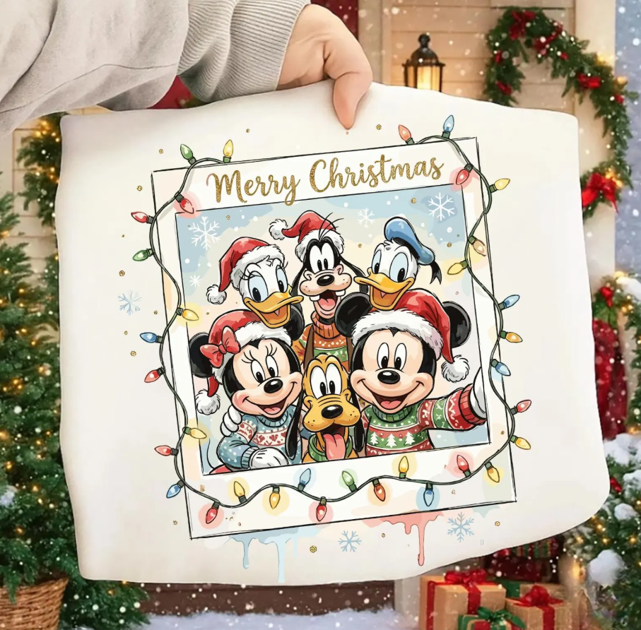 Merry Christmas Disney - Full Color Transfer DTF