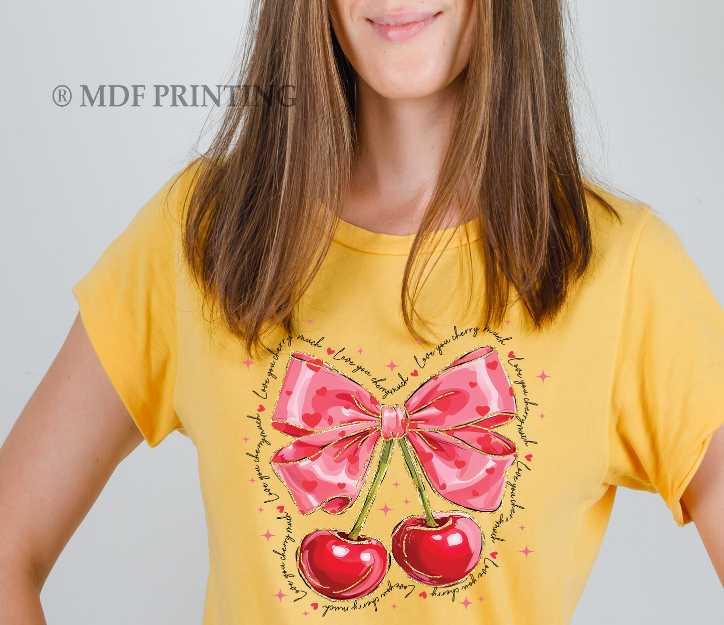 Cherry- Full Color Transfer DTF