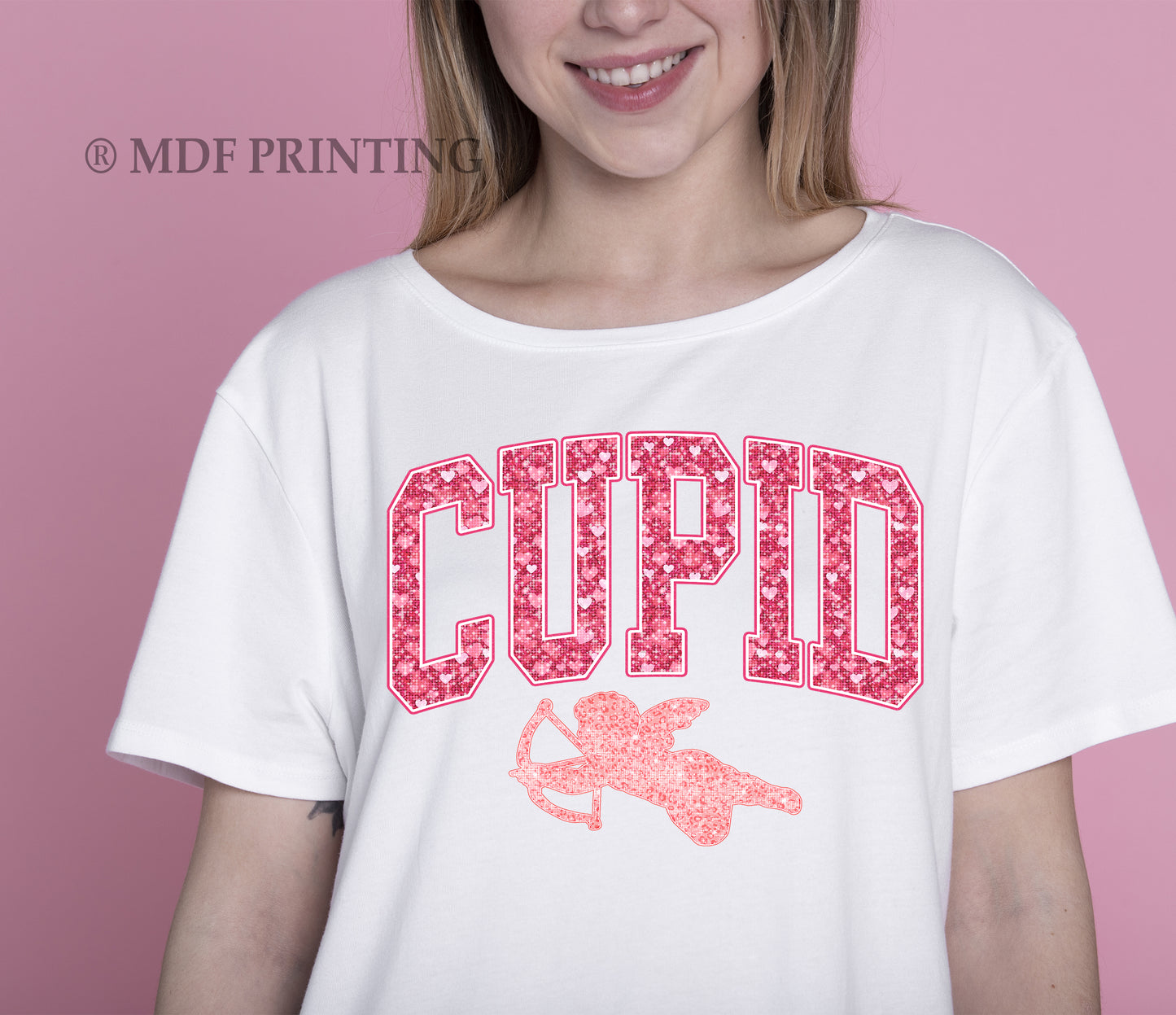 Cupid Pink - Full Color Transfer DTF