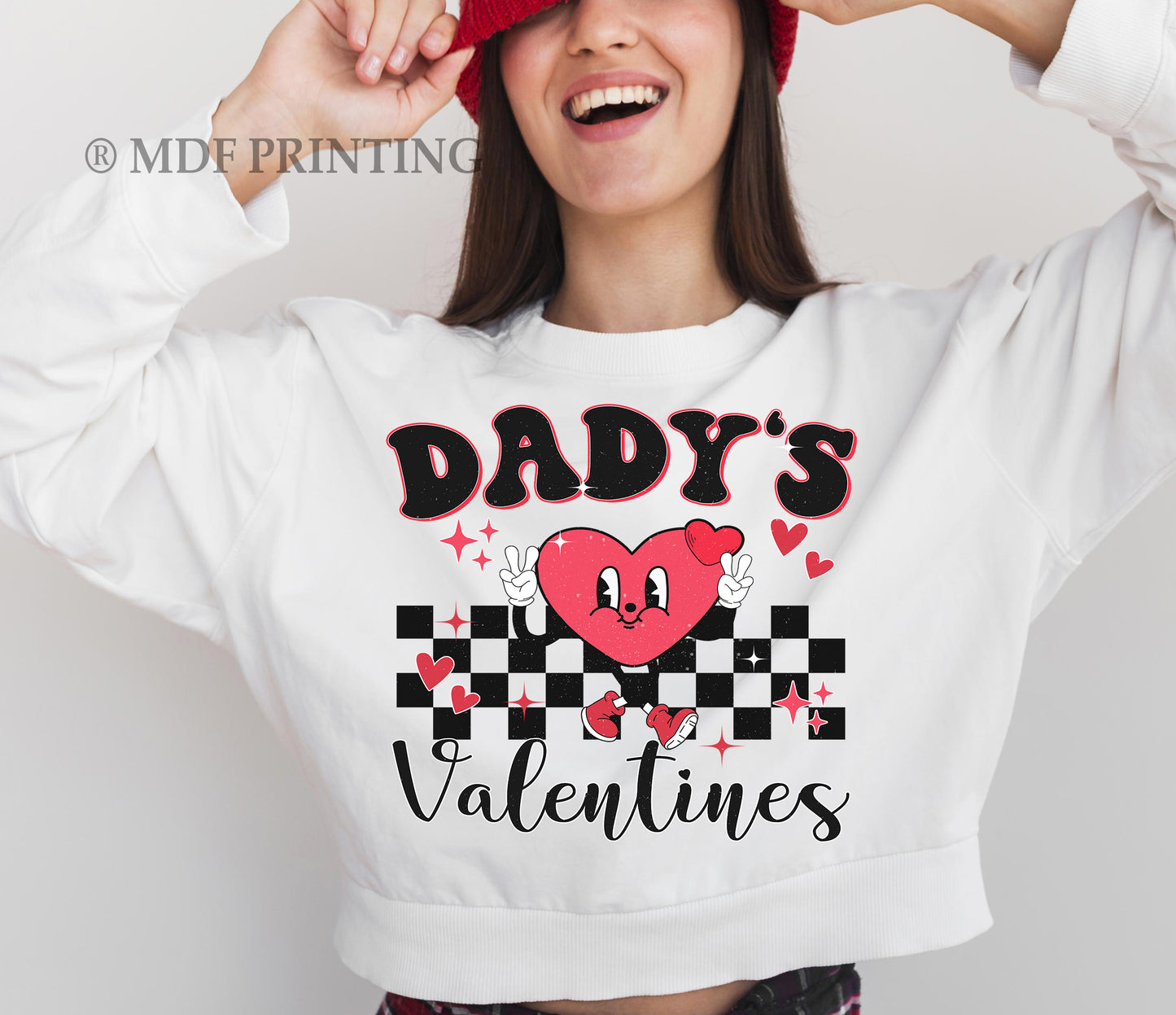 Dady's Valentines- Full Color Transfer DTF