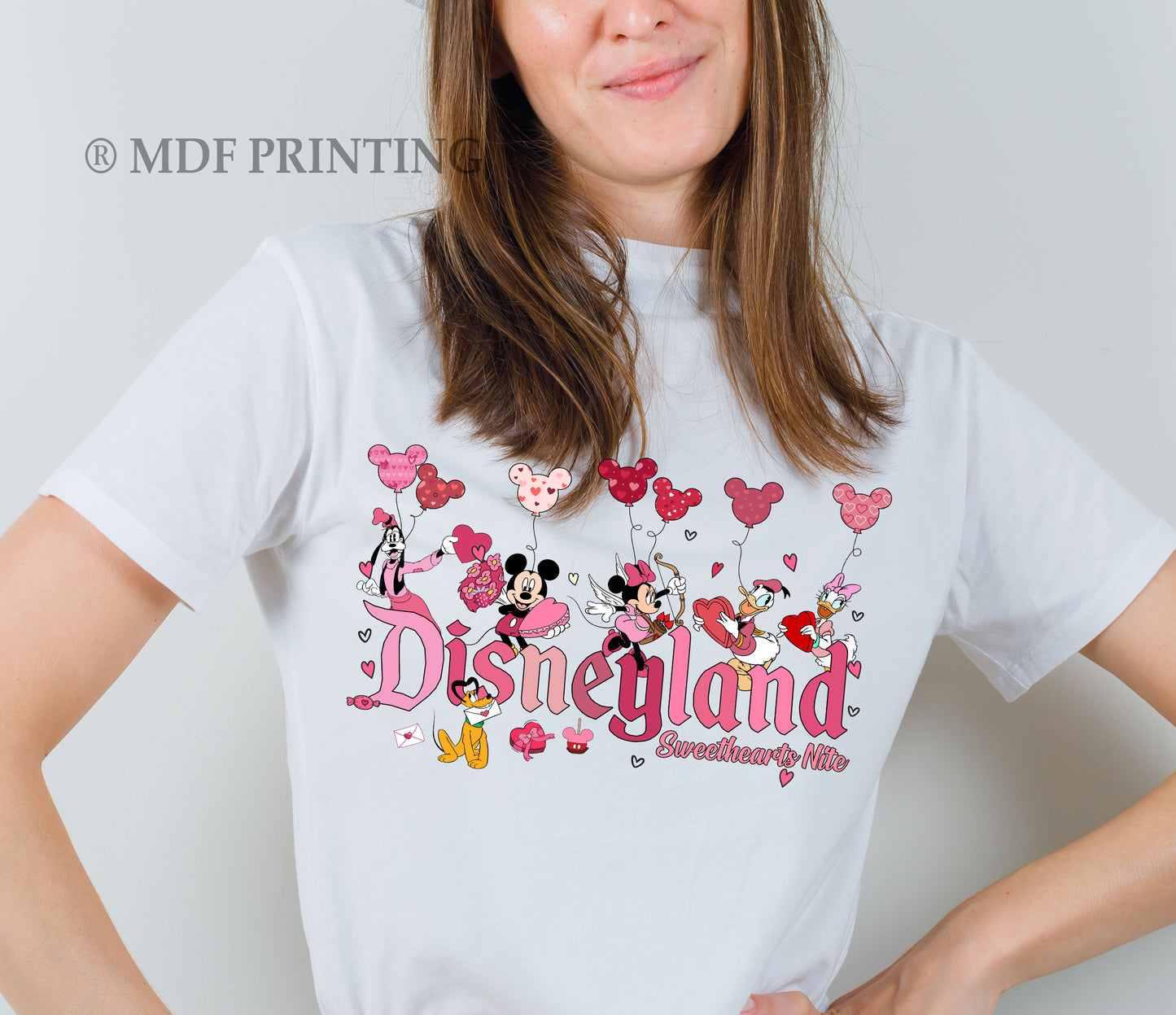 Disneyland Valentine - Full Color Transfer DTF