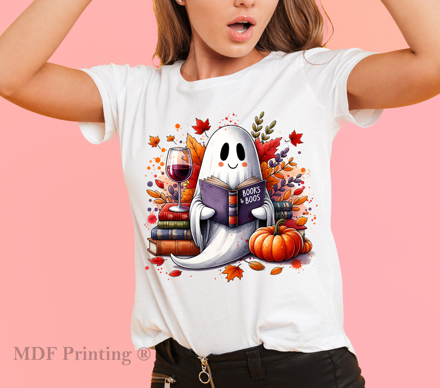 Fall Ghost - Full Color Transfer DTF