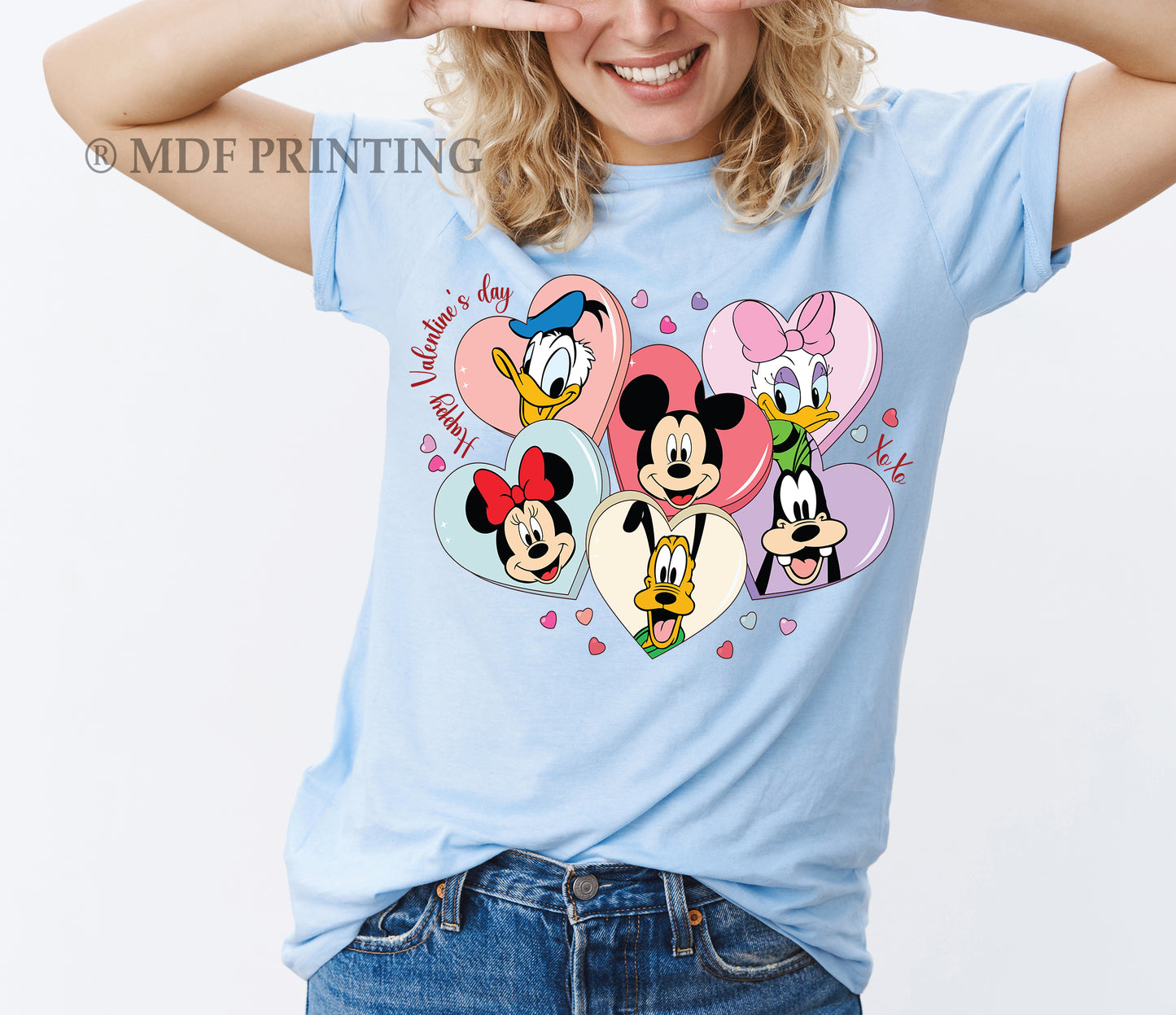 Friends Valentine day Disney - Full Color Transfer DTF