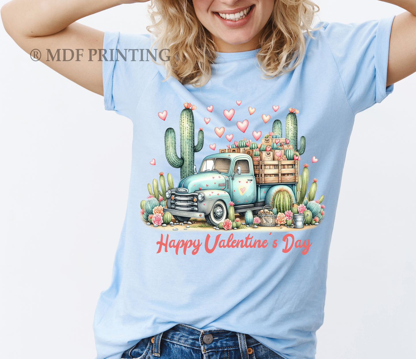 Happy Valentin's Day - Full Color Transfer DTF