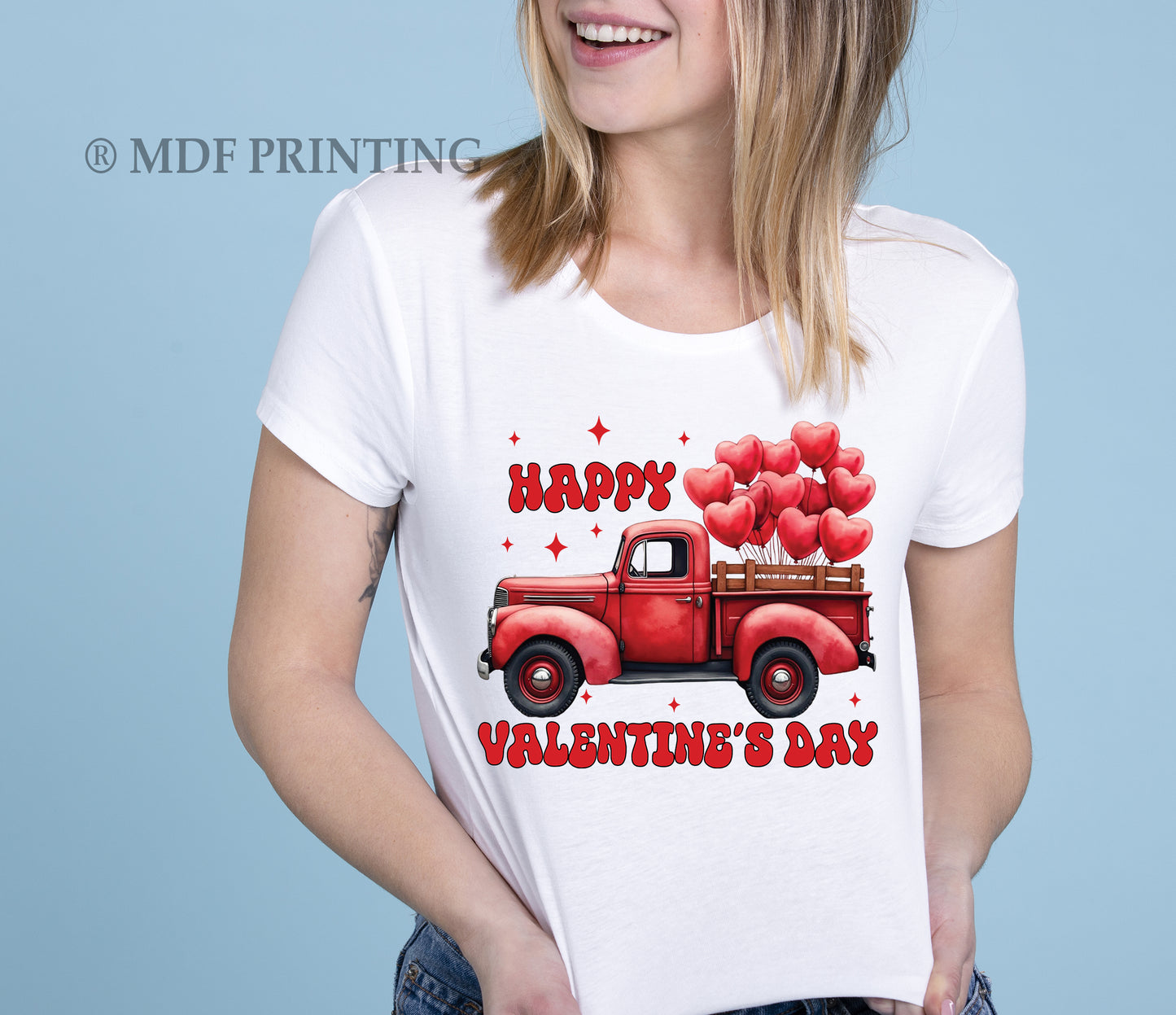 Happy Valentine's day - Full Color Transfer DTF