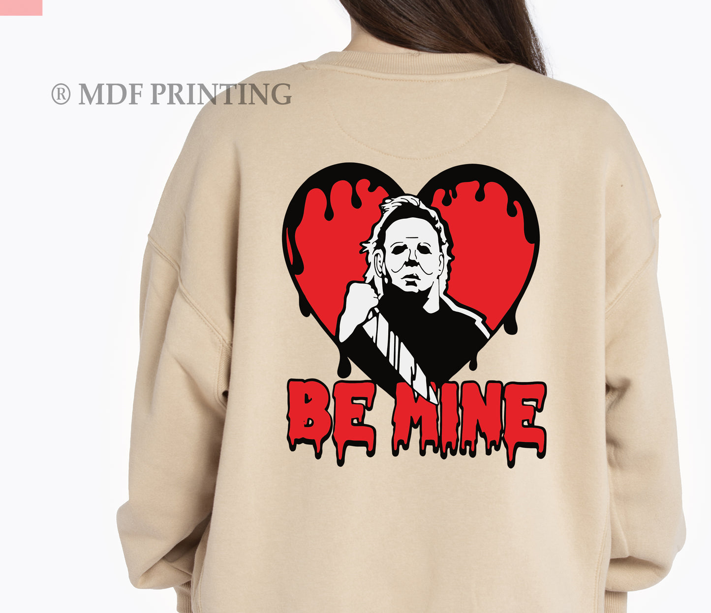 Hear Valentine horror - Full Color Transfer DTF