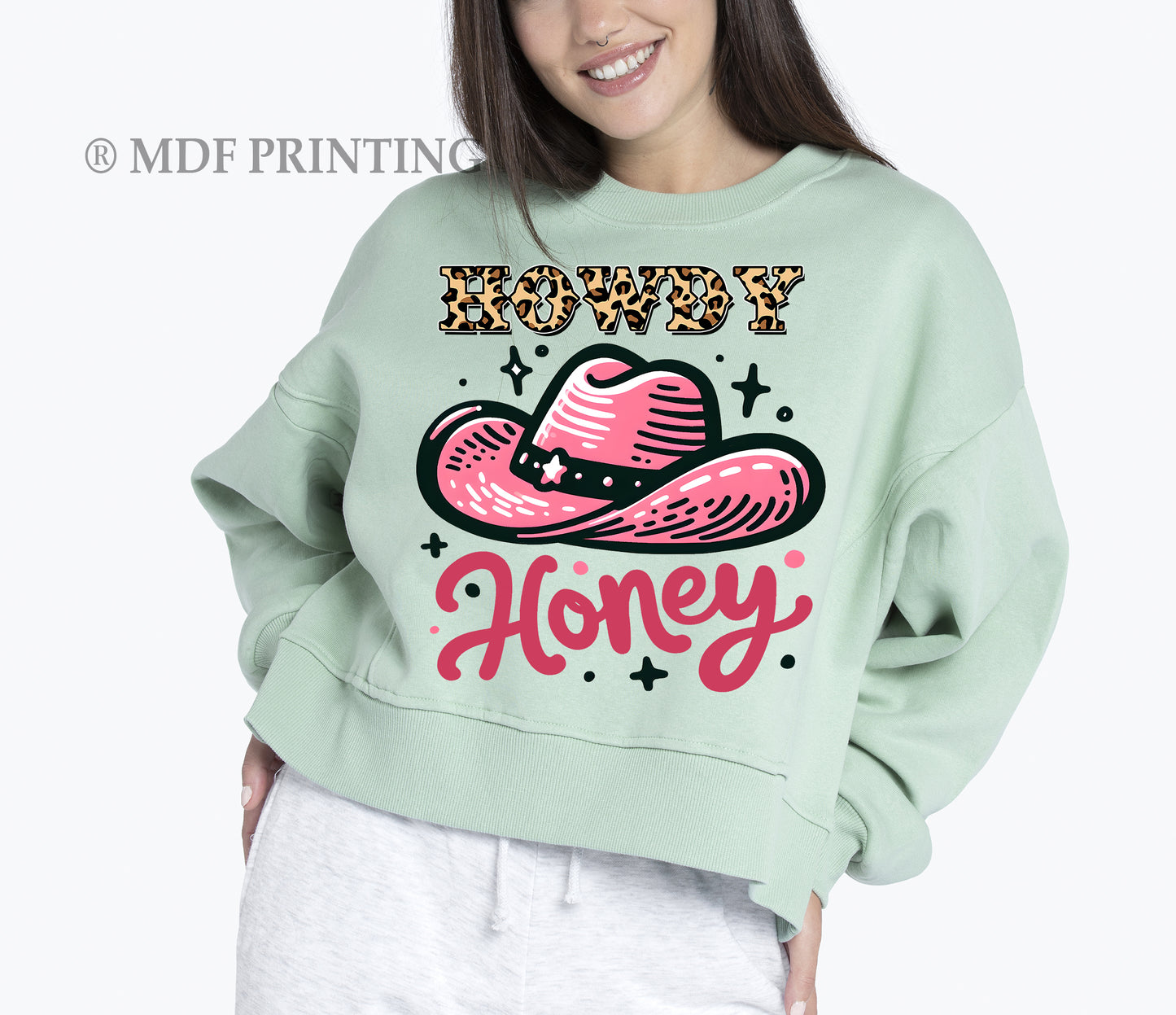 Honey Howdy - Full Color Transfer DTF