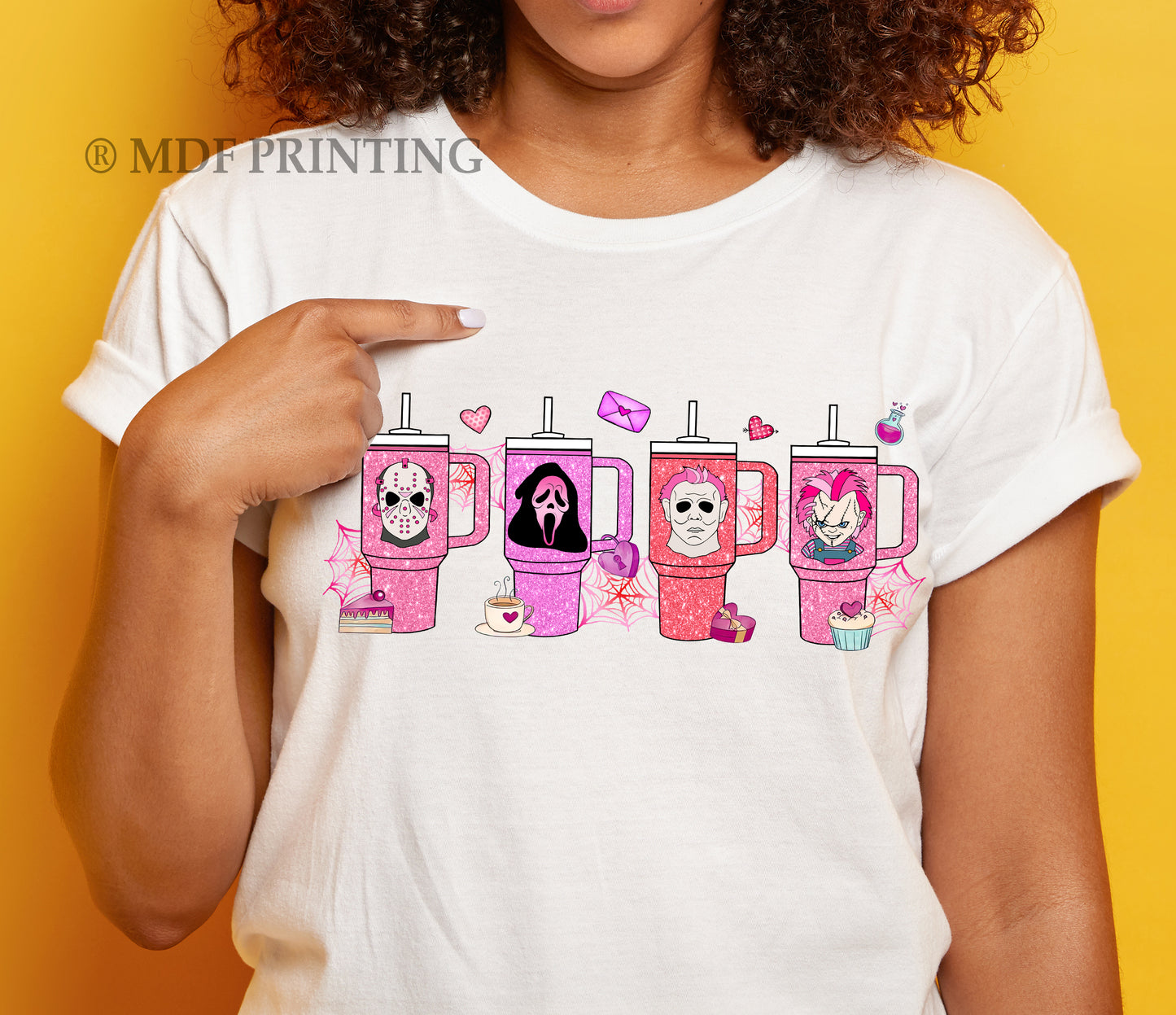Horror love mugs - Full Color Transfer DTF