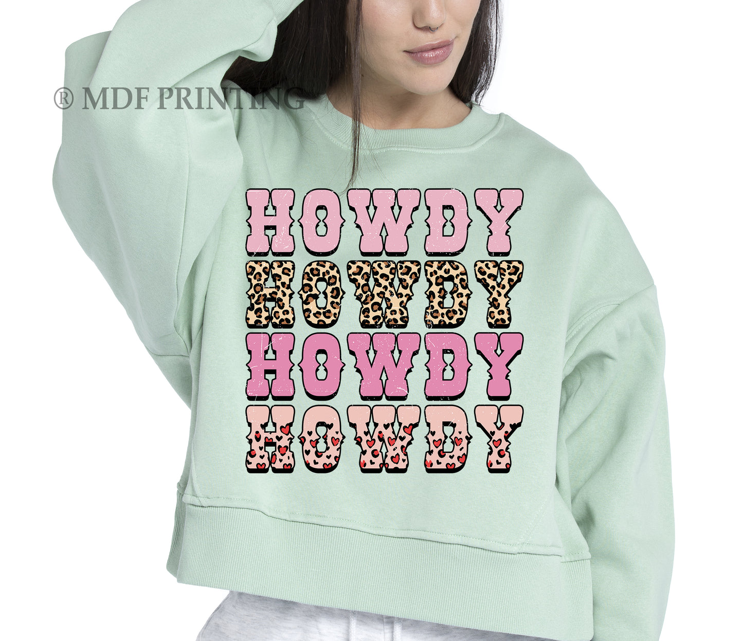 Howdy - Full Color Transfer DTF