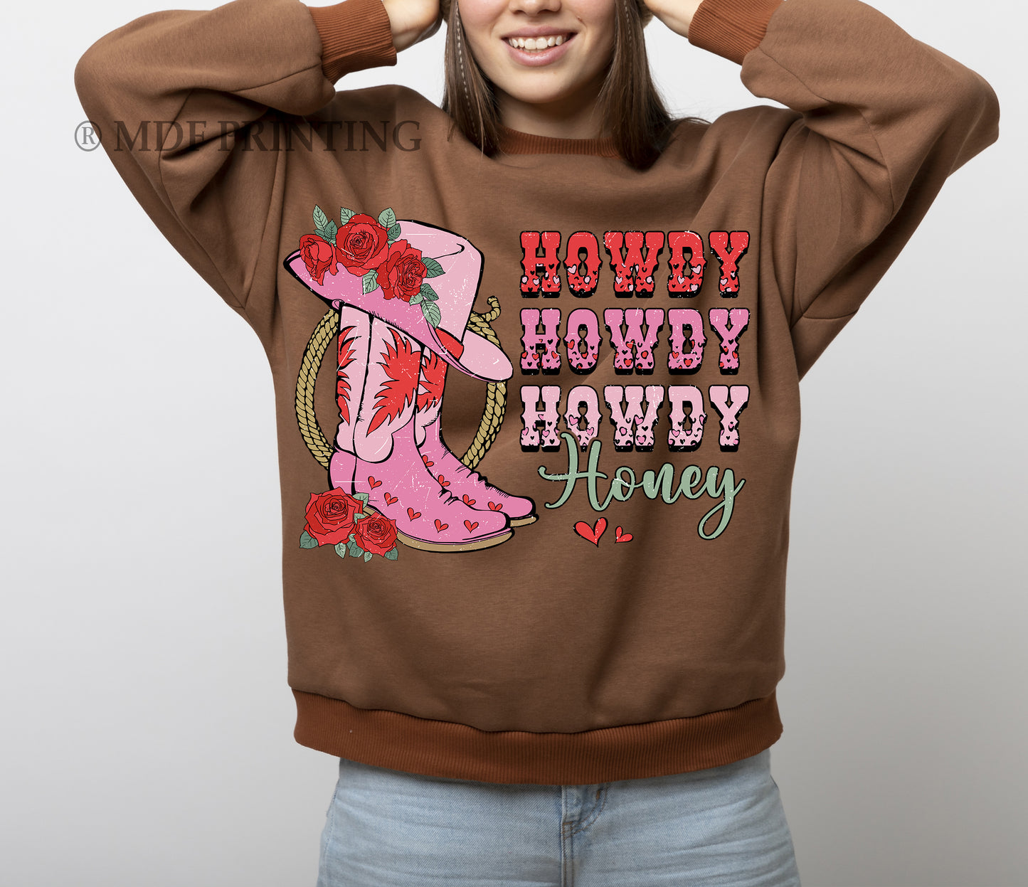 Howdy Howdy - Full Color Transfer DTF