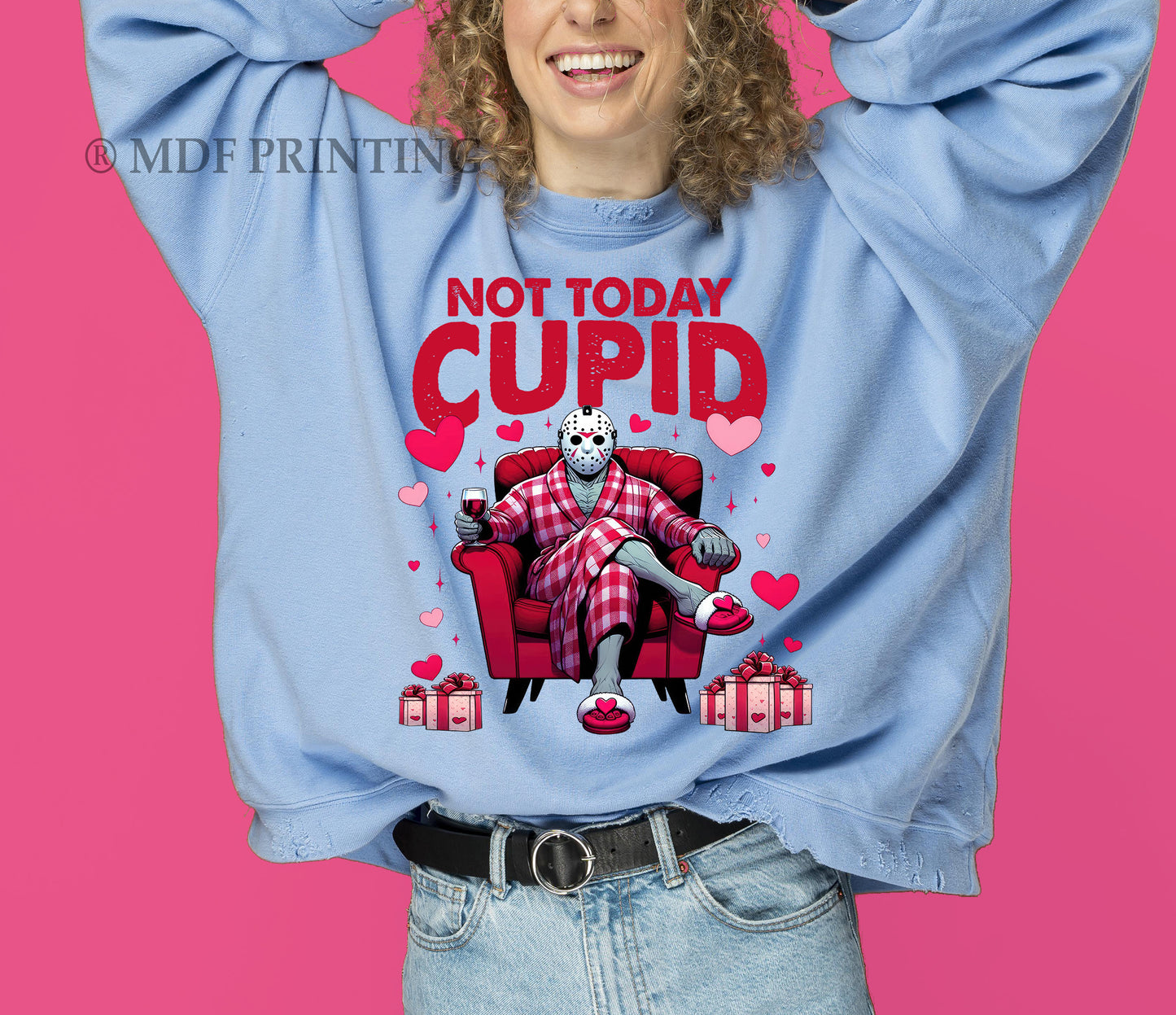 Humor Vday Jason - Full Color Transfer DTF