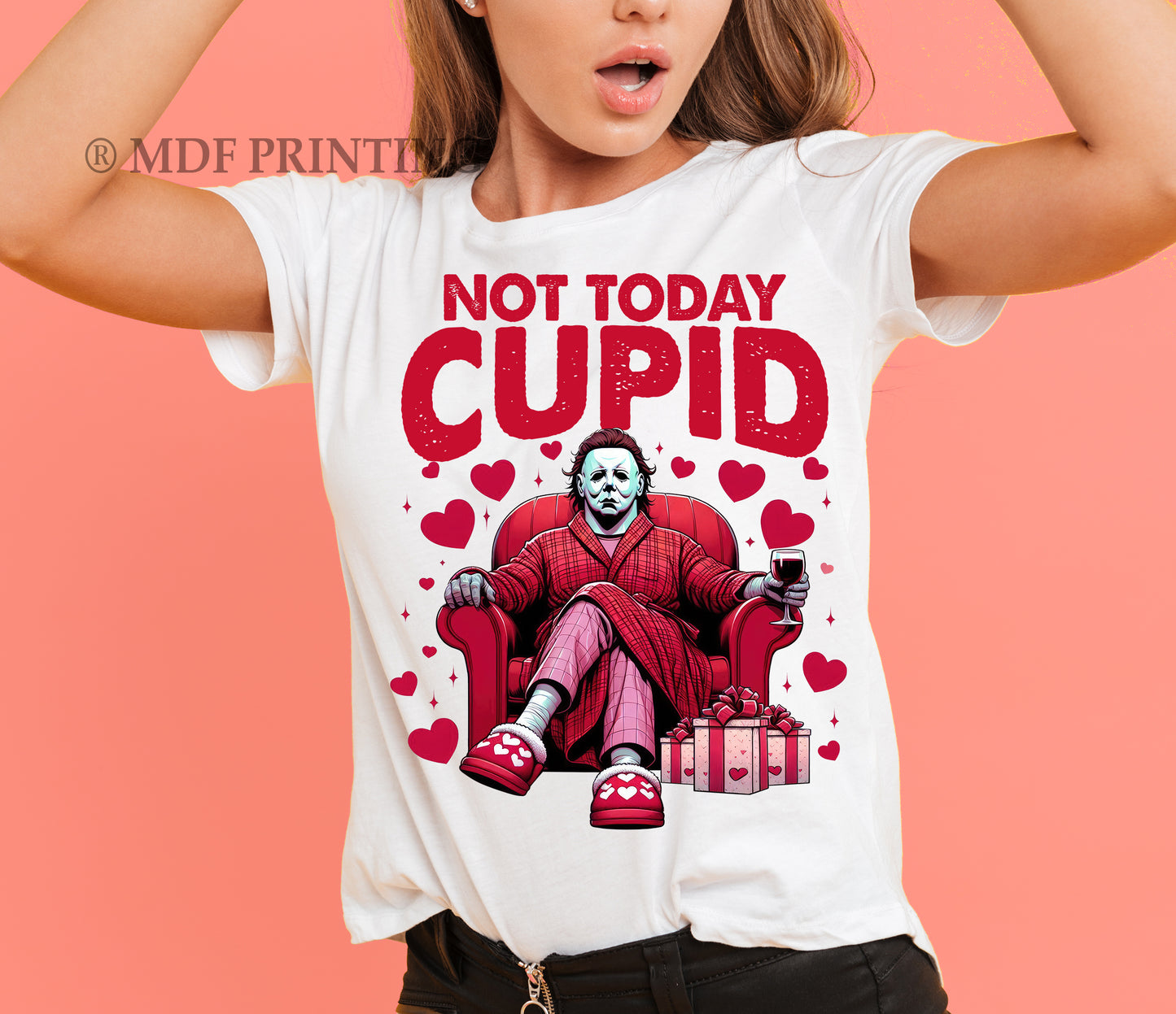 Humor Vday Michael - Full Color Transfer DTF