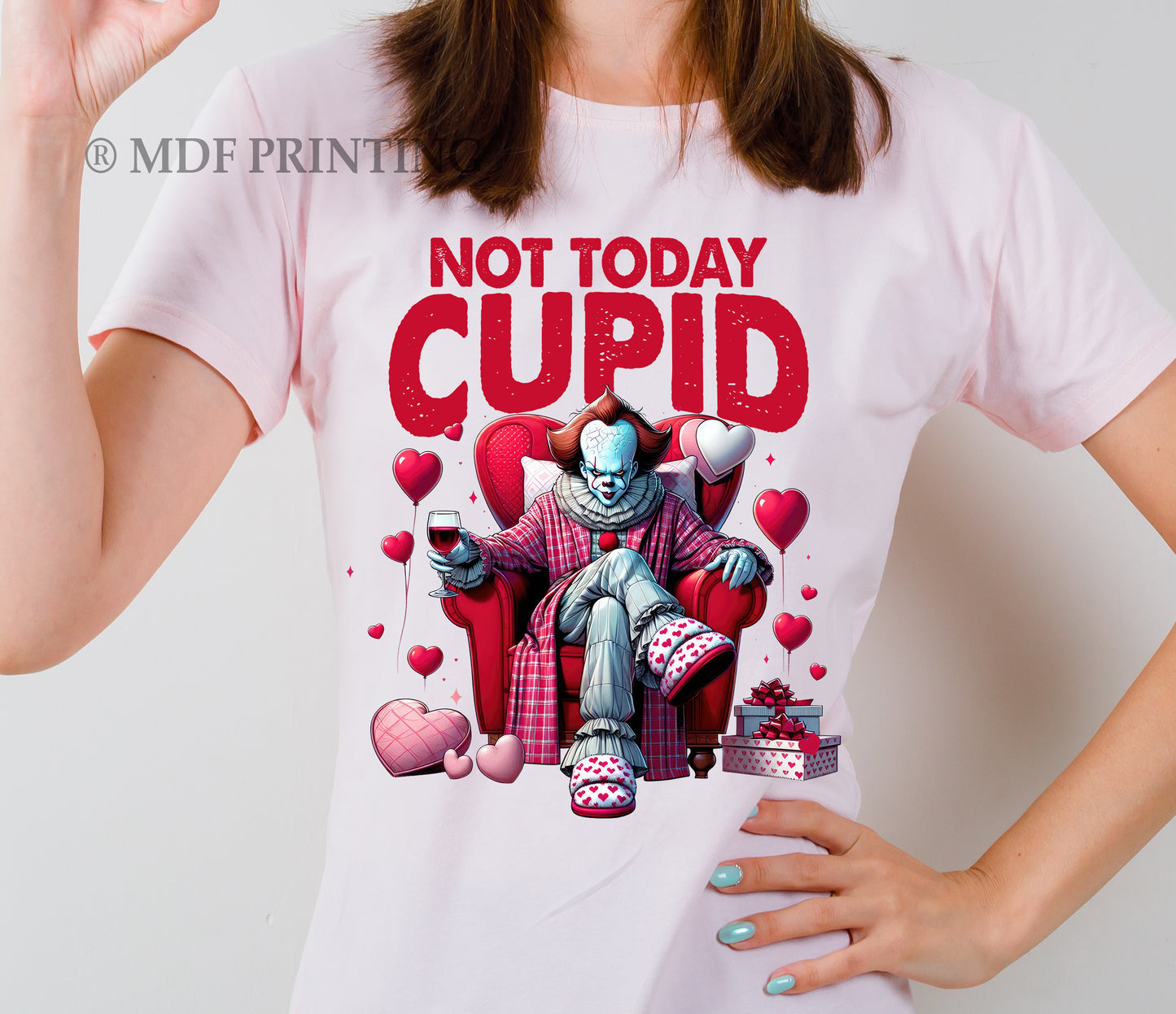 Humor Vday Pennywise - Full Color Transfer DTF