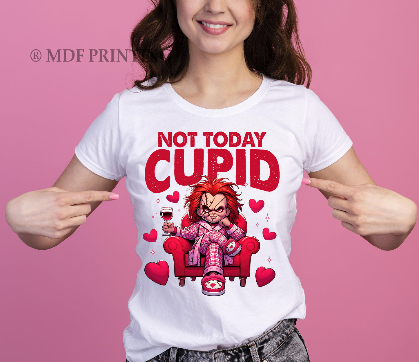 Humor day Chucky - Full Color Transfer DTF