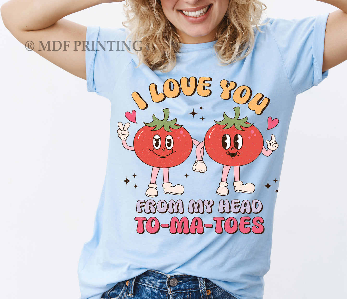 I love you - Full Color Transfer DTF