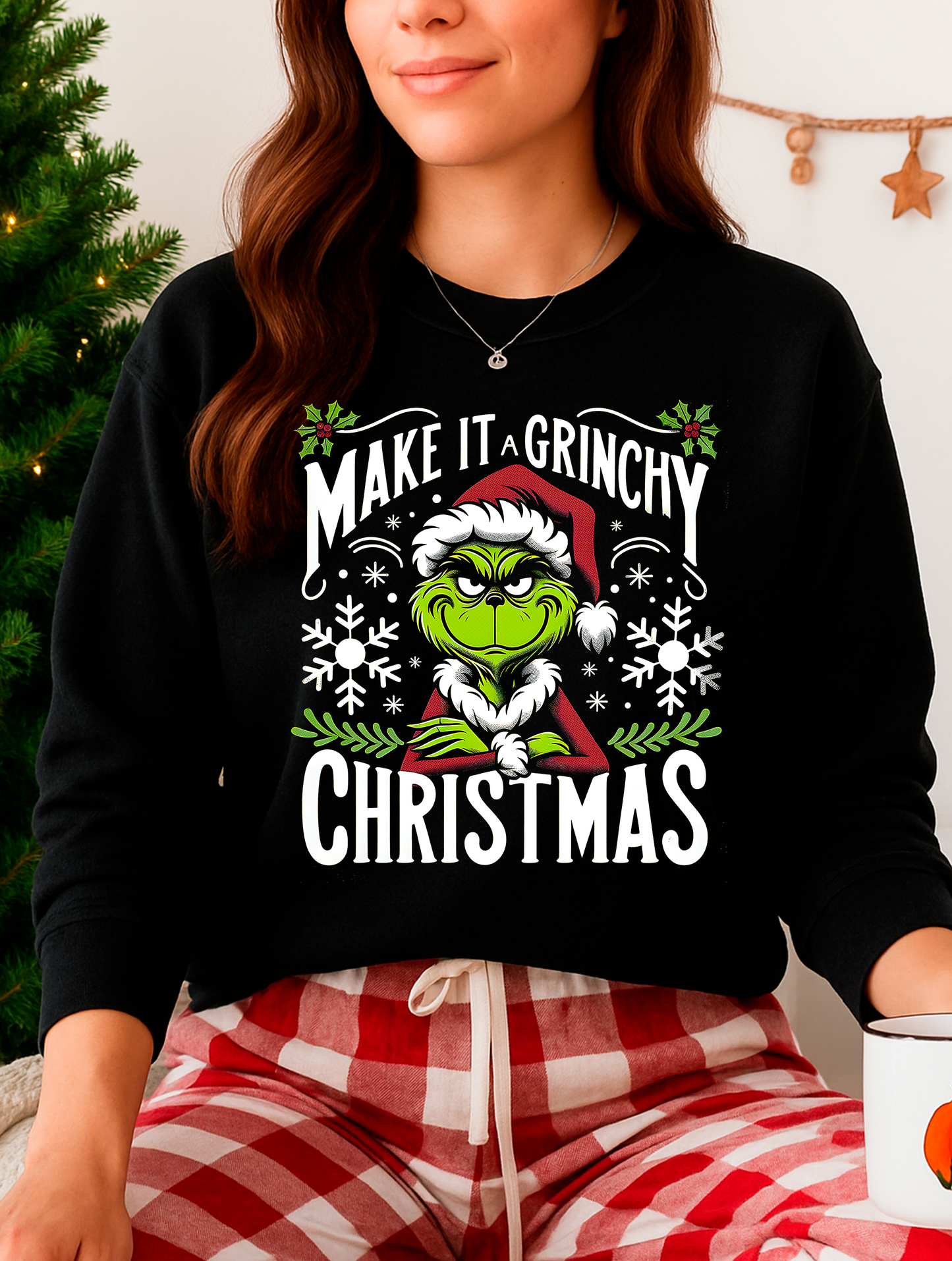 Make it Grinchy Christmas - Full Color Transfer DTF