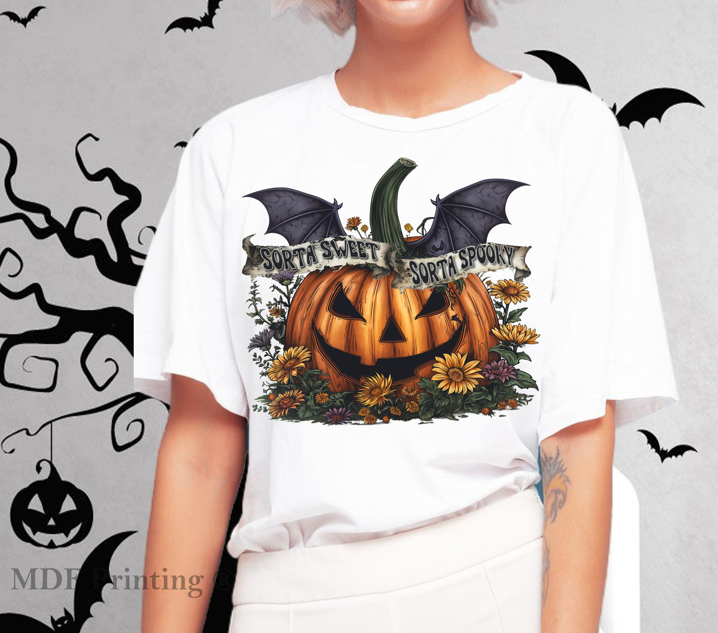 Sorta Sweet Sorta Spooky- Full Color Transfer DTF