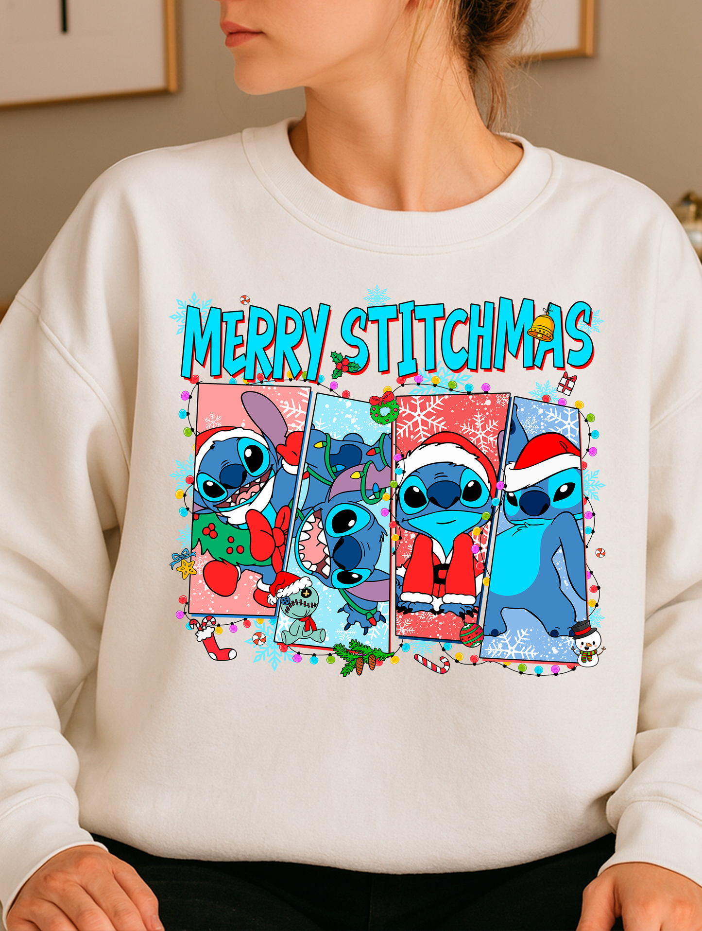 Stich Merry Stichmas - Full Color Transfer DTF