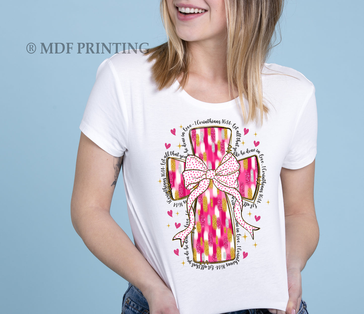 cross- Full Color Transfer DTF