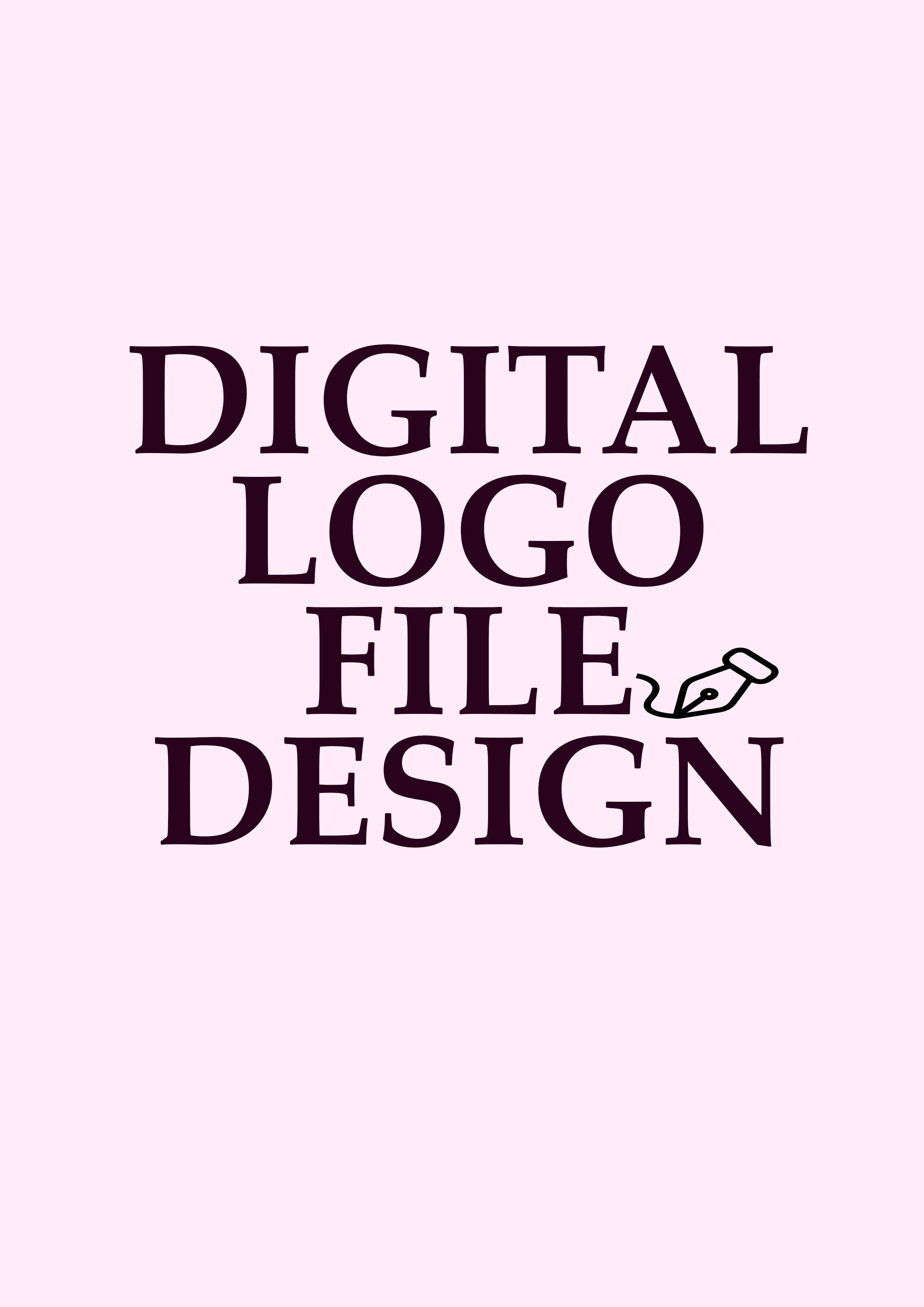 Digital File Design Custom Logo. Digital Design File – MDF PRINTING