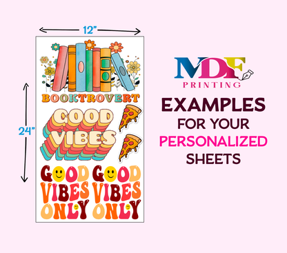 Custom DTF Gang Sheets