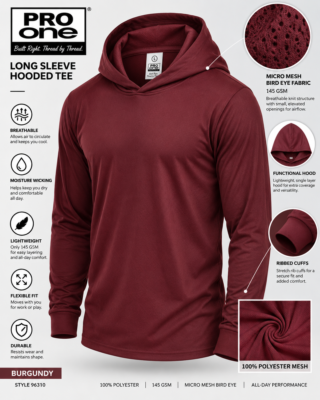 Long-sleeve Hoodie Shirt