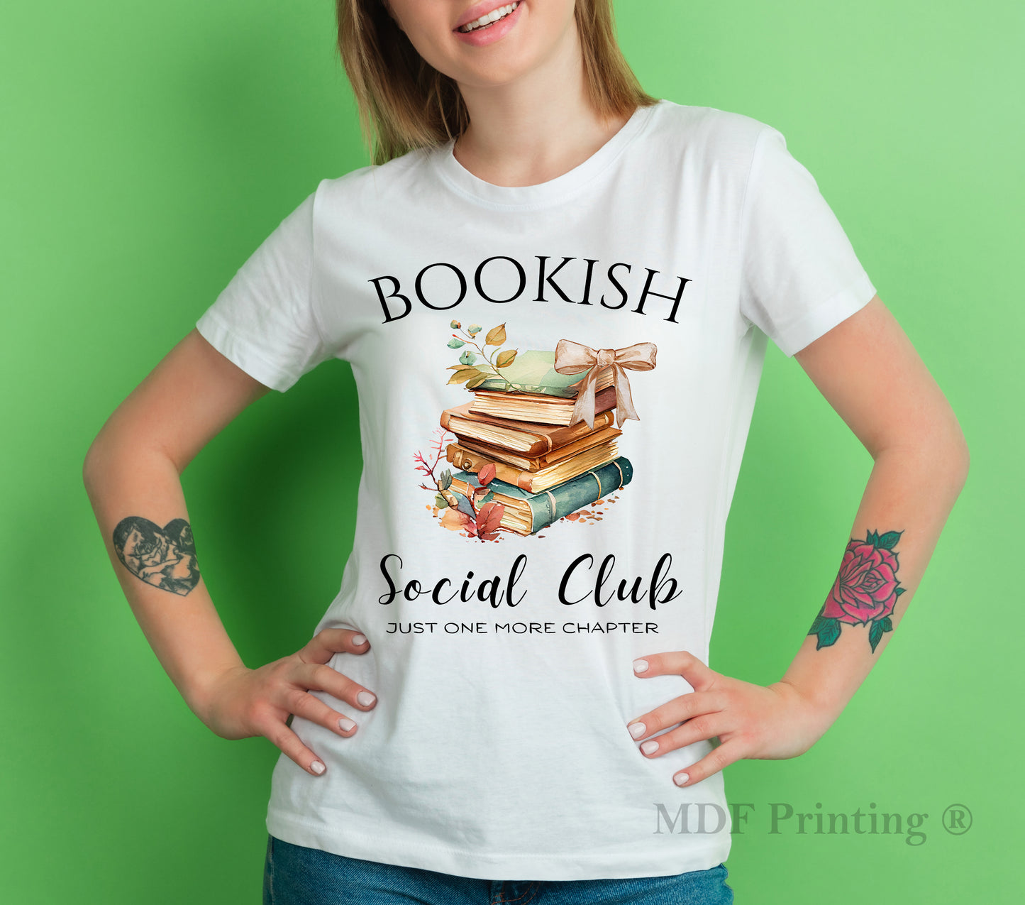 Bookish - Full Color Transfer DTF