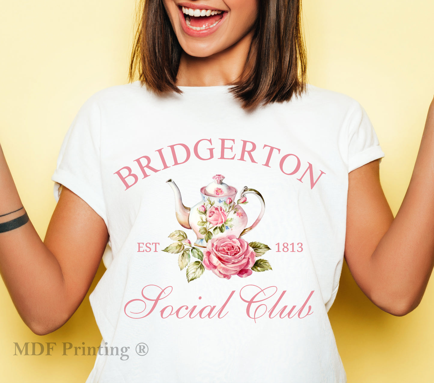 Bridgerton Social Club - Full Color Transfer DTF