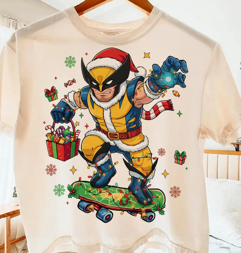 Wolverine Christmas - Full Color Transfer DTF