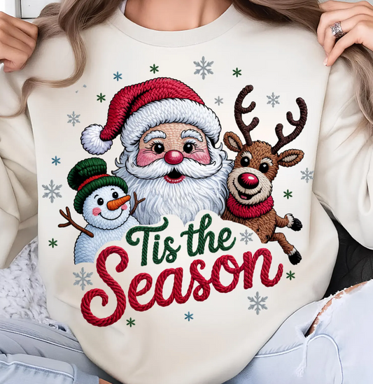 Tis the Season Crochet- Full Color Transfer DTF