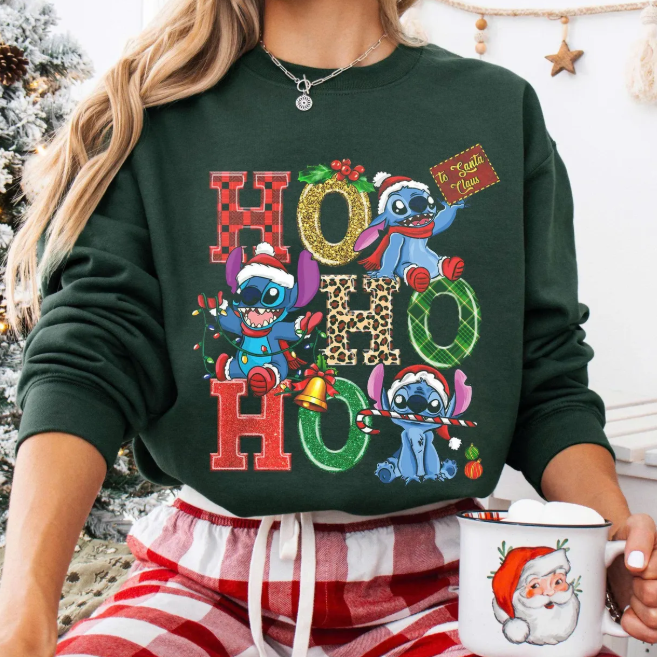 Stich Ho ho ho - Full Color Transfer DTF