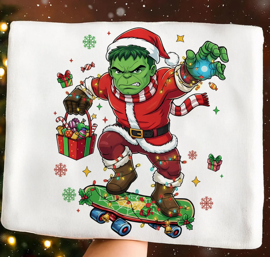 Hulk Christmas - Full Color Transfer DTF