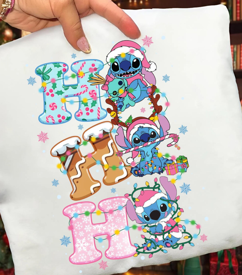 Ho Ho Ho Stich's -  Full Color Transfer DTF (Copia)