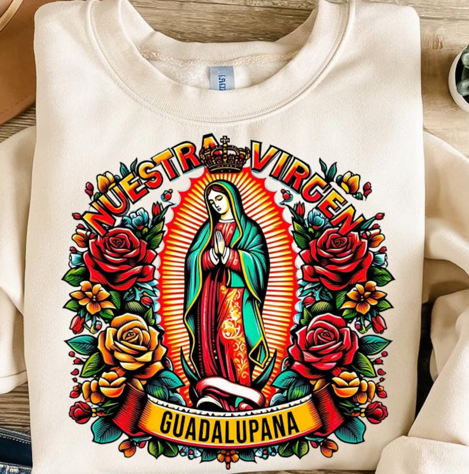 Nuestra Virgen Guadalupana -  Full Color Transfer DTF