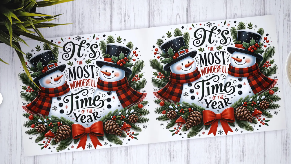 Snowman - Sublimation Mug Design