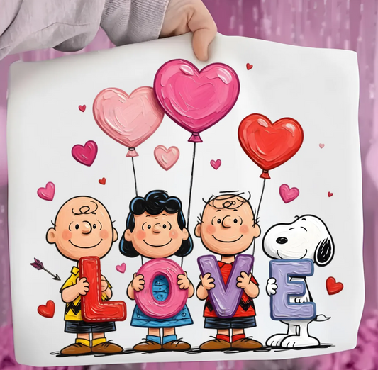 Love Snoopy - Full Color Transfer DTF